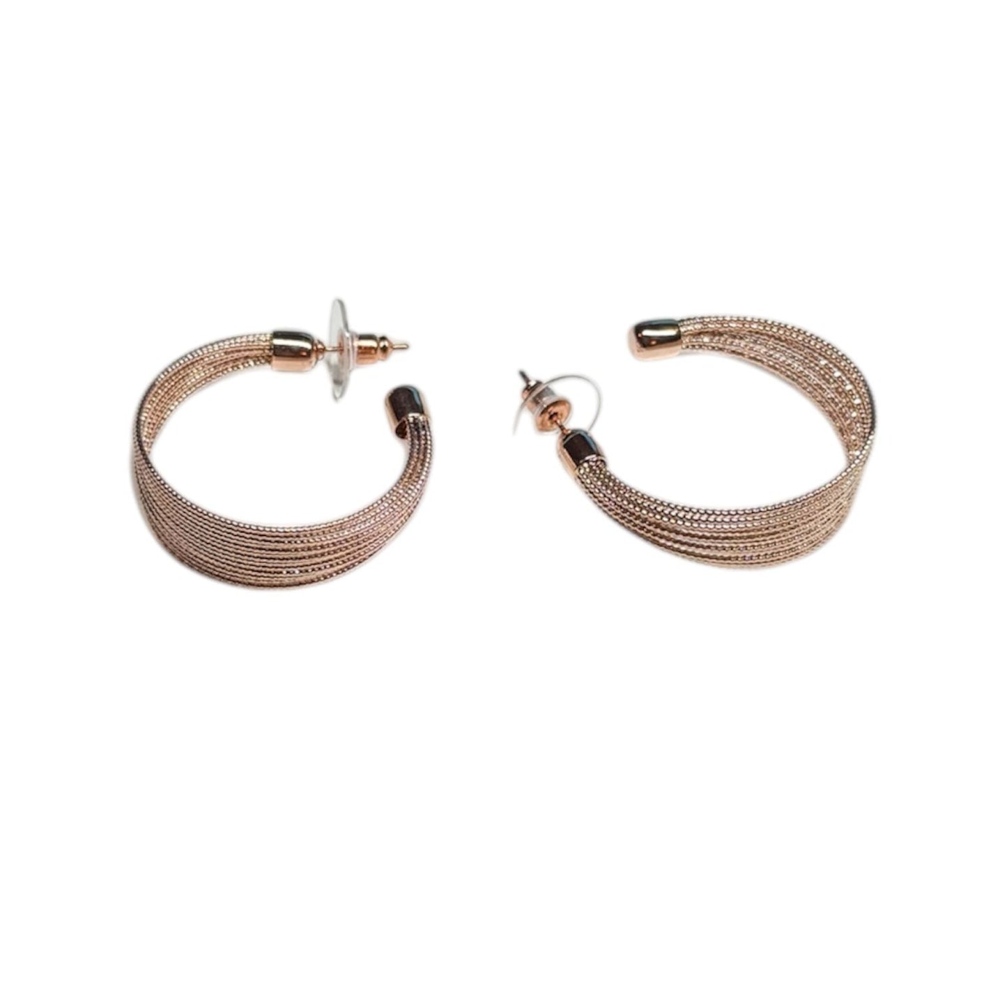 Orecchini Circle Twist Multifili