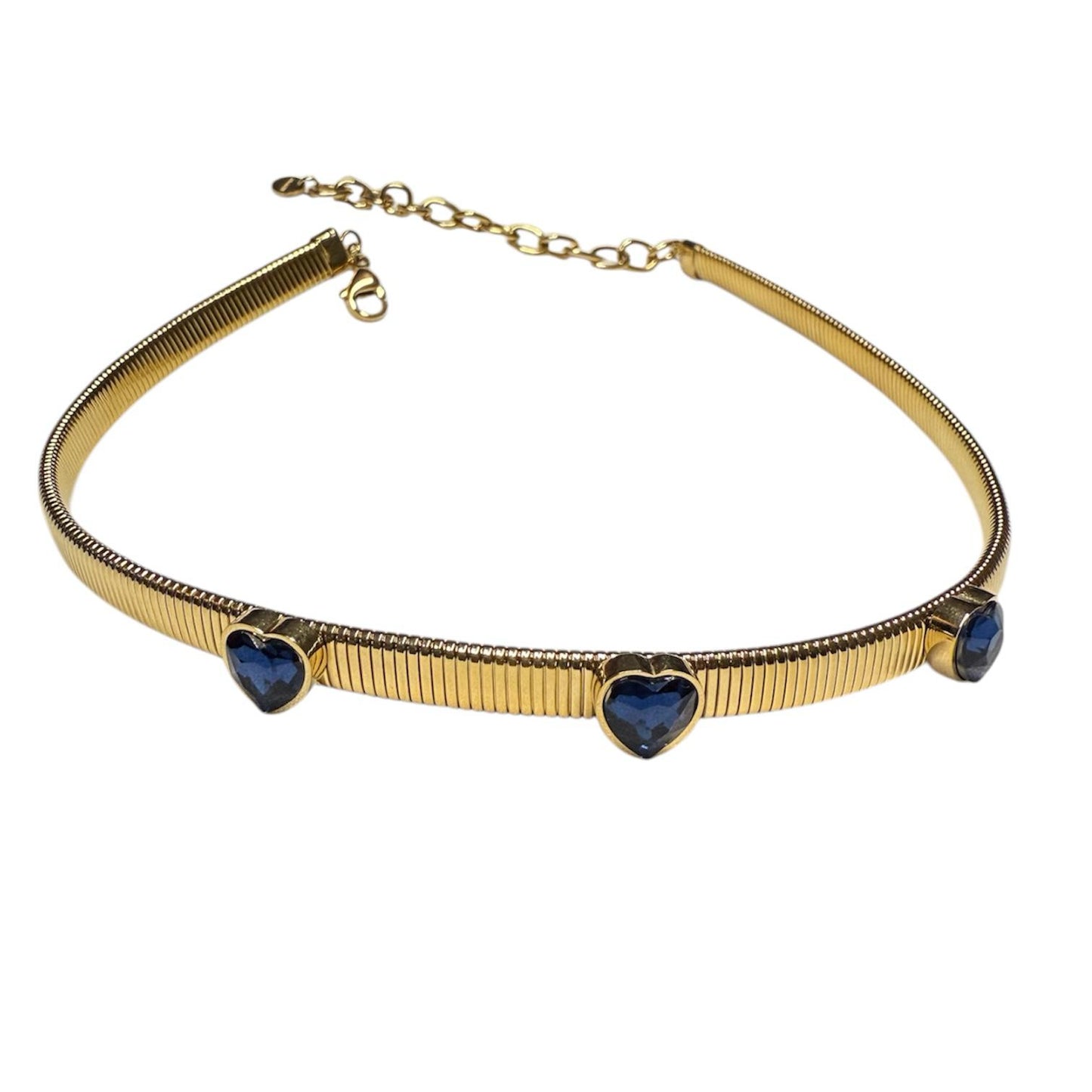 Choker Golden Love Blu