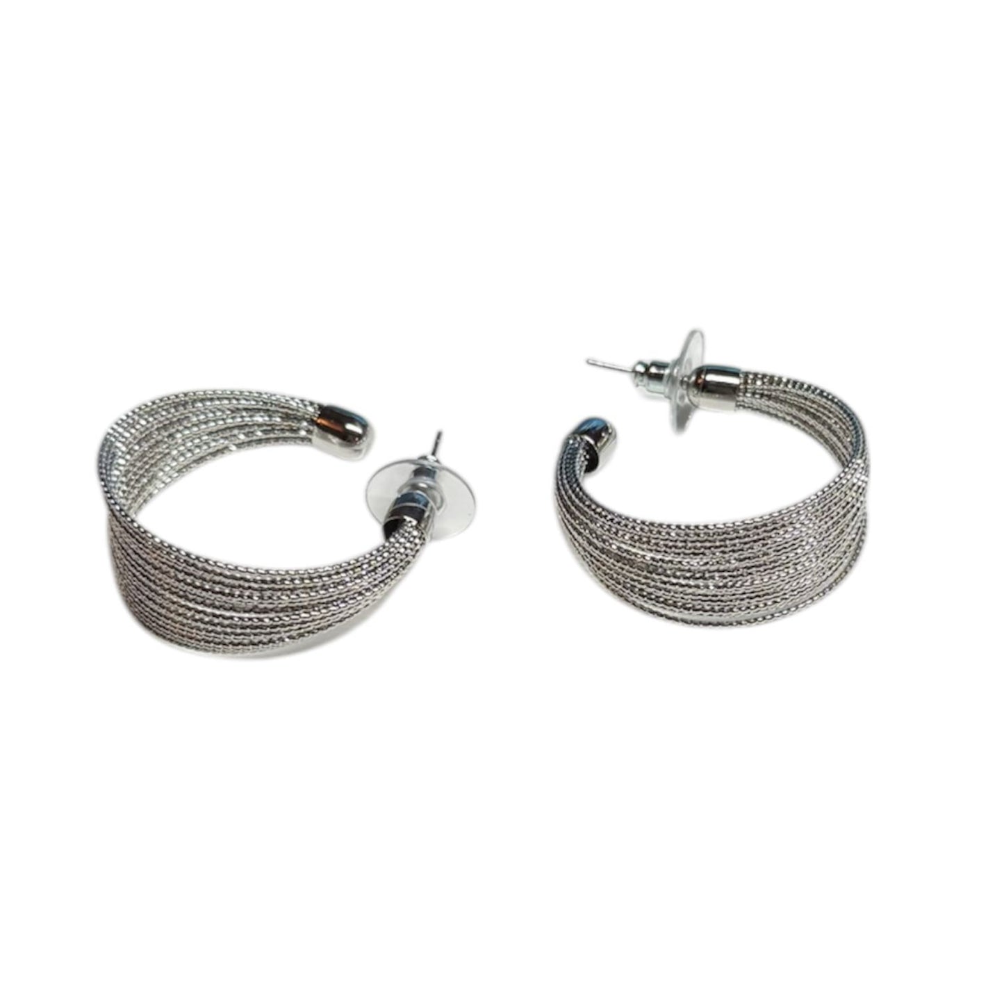 Orecchini Circle Twist Multifili