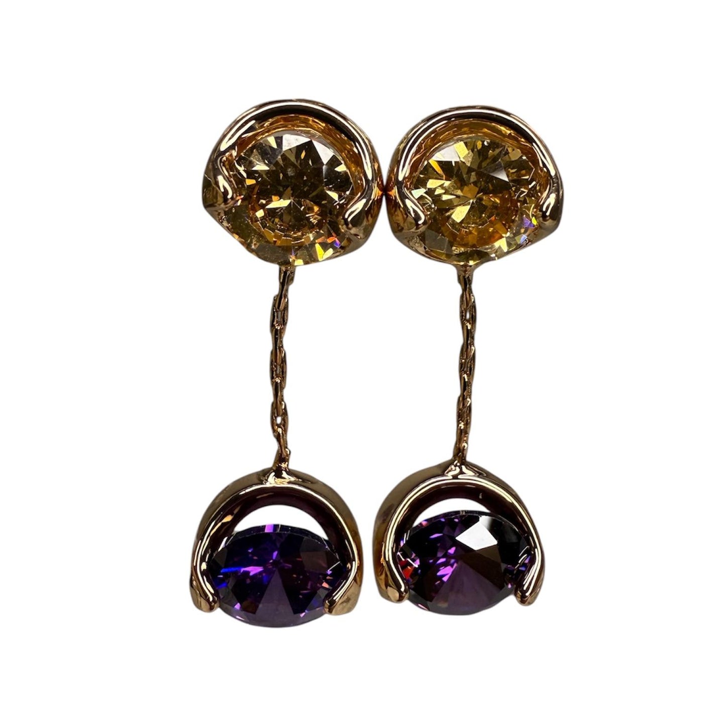 Orecchini Double Shine