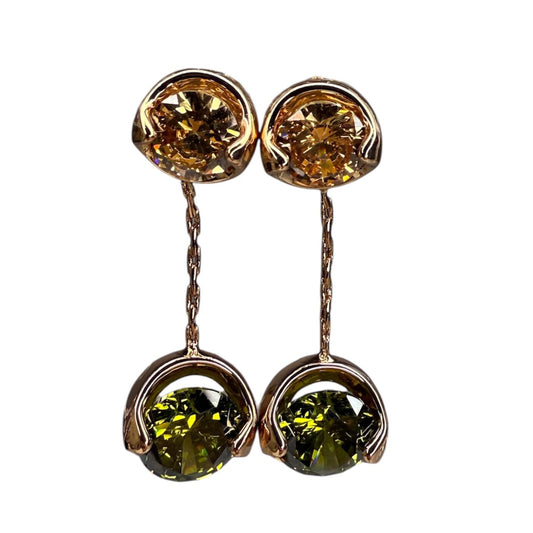 Orecchini Double Shine
